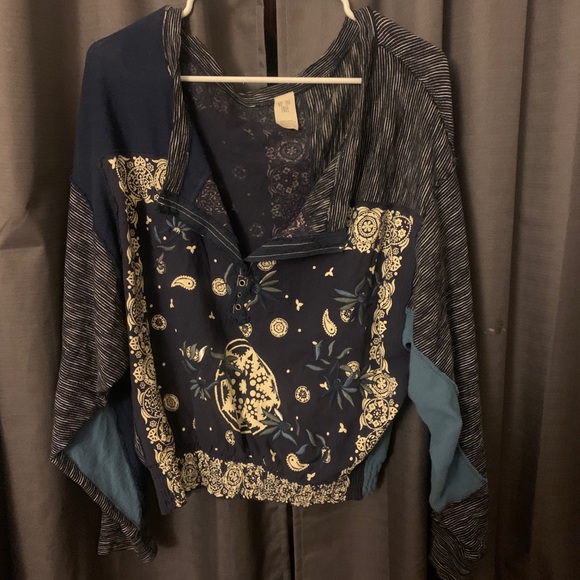 Free People Tops - Free People Top (Navy) Free People Tops - Free People Top (Navy)